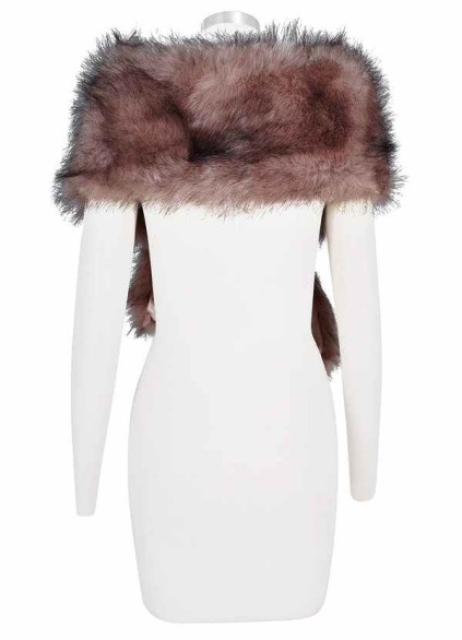 Onetaow Sincerity Faux Fur Wrap Onetaow Sincerity Faux Fur Wrap