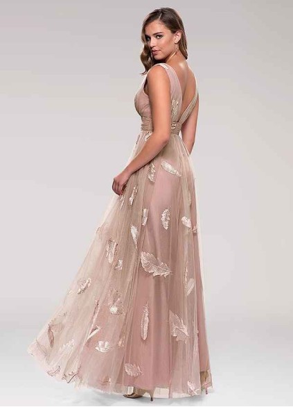 Blush Mark Lost In Paradise Blush Embroidery Tulle Maxi Dress Blush Mark Lost In Paradise Blush Embroidery Tulle Maxi Dress