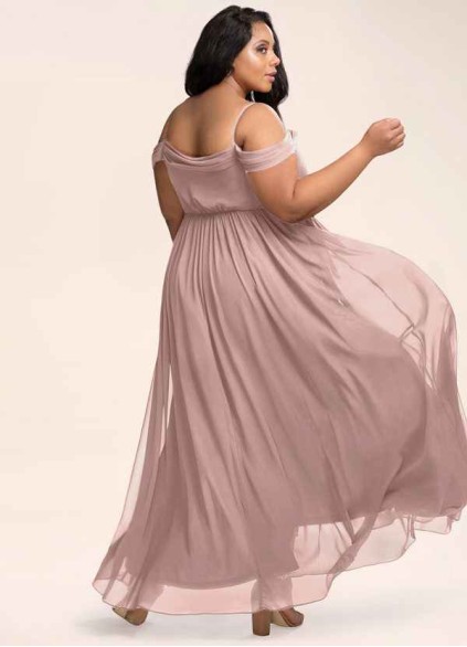 Blush Mark Philosophy Of Love Dusty Rose Chiffon Maxi Dress Blush Mark Philosophy Of Love Dusty Rose Chiffon Maxi Dress