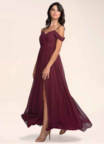 Blush Mark Philosophy Of Love Cabernet Chiffon Maxi Dress Blush Mark Philosophy Of Love Cabernet Chiffon Maxi Dress