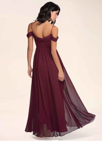 Blush Mark Philosophy Of Love Cabernet Chiffon Maxi Dress Blush Mark Philosophy Of Love Cabernet Chiffon Maxi Dress