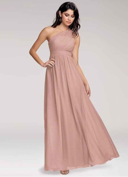 Blush Mark Magical Day Dusty Rose Chiffon Maxi Dress Blush Mark Magical Day Dusty Rose Chiffon Maxi Dress