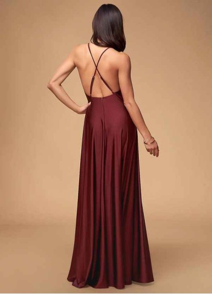 Blush Mark City Of Light Cabernet Maxi Dress Blush Mark City Of Light Cabernet Maxi Dress