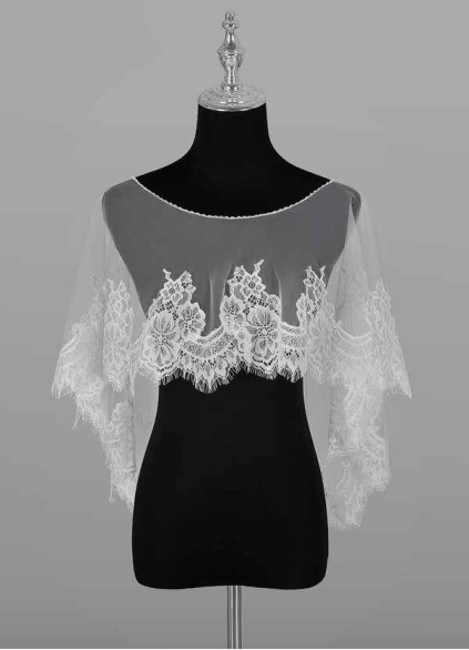 Onetaow Delight Lace Tulle Wrap Onetaow Delight Lace Tulle Wrap