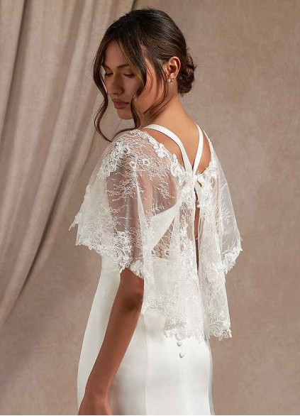Onetaow Hodesh Lace Tulle Wrap Onetaow Hodesh Lace Tulle Wrap