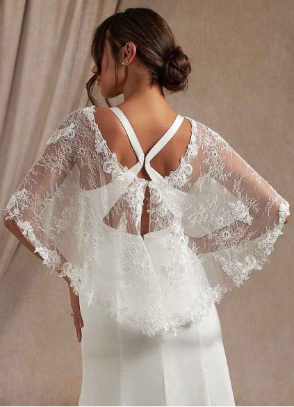 Onetaow Hodesh Lace Tulle Wrap Onetaow Hodesh Lace Tulle Wrap