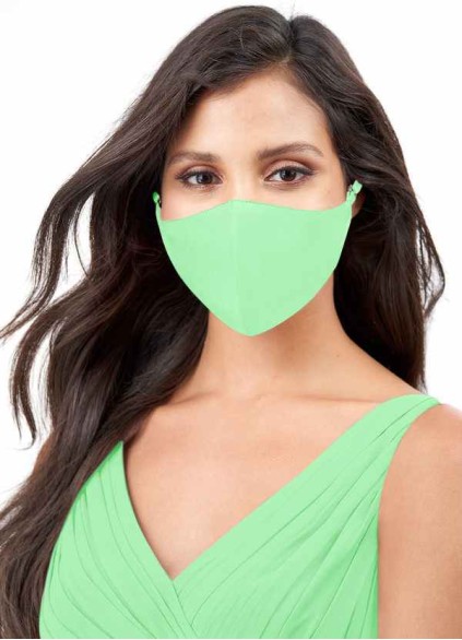 Onetaow Non-Medical Matte Satin Reusable Face Mask With Adjustable Loop Onetaow Non-Medical Matte Satin Reusable Face Mask With Adjustable Loop