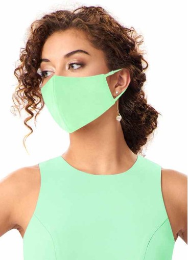 Onetaow Non-Medical Matte Satin Reusable Face Mask With Adjustable Loop