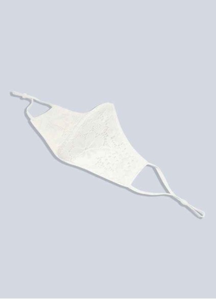 Onetaow Non-Medical Ivory Lace Reusable Face Mask Onetaow Non-Medical Ivory Lace Reusable Face Mask
