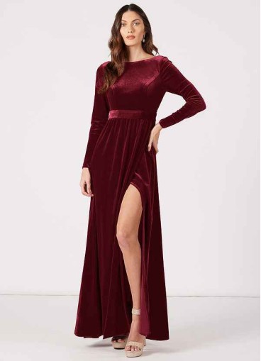 Onetaow Brynn Velvet Dress