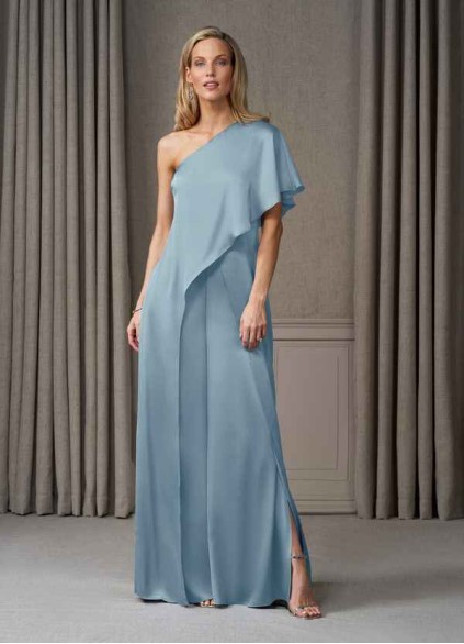 Onetaow Hagretta Stretch Satin Jumpsuit Onetaow Hagretta Stretch Satin Jumpsuit