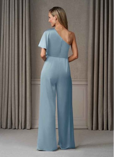Onetaow Hagretta Stretch Satin Jumpsuit