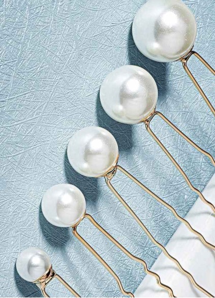 Singular Pearl Hairpins Set Singular Pearl Hairpins Set