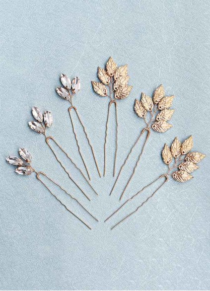 Dainty Leaf Hairpins Set Dainty Leaf Hairpins Set