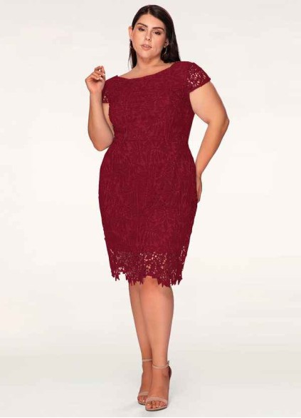 Blush Mark Heavenly Kiss Burgundy Lace Bodycon Short Dress Blush Mark Heavenly Kiss Burgundy Lace Bodycon Short Dress