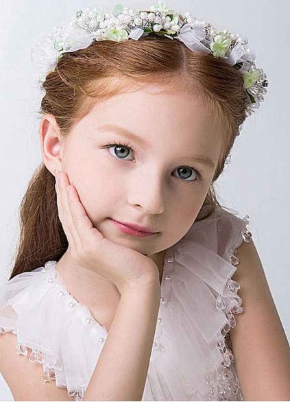 Persephone Flower Girl Headpiece Persephone Flower Girl Headpiece