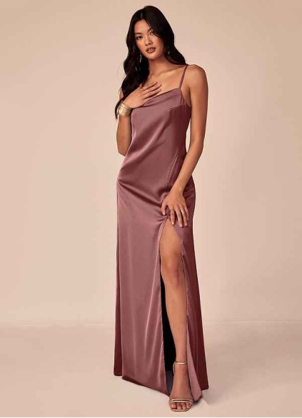 Onetaow Briza Stretch Satin Dress Onetaow Briza Stretch Satin Dress