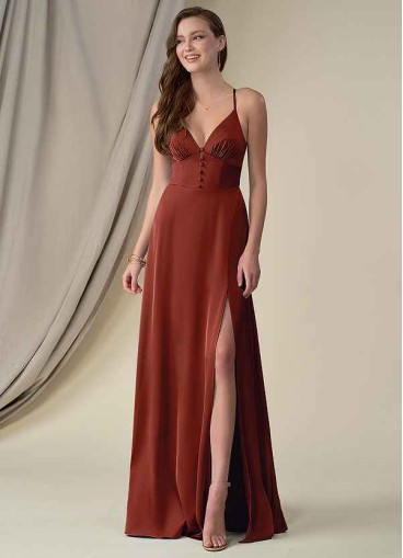 Onetaow Mina Stretch Satin Dress