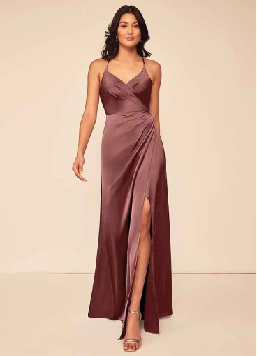 Onetaow Geanna Stretch Satin Dress