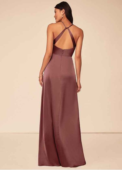 Onetaow Geanna Stretch Satin Dress Onetaow Geanna Stretch Satin Dress