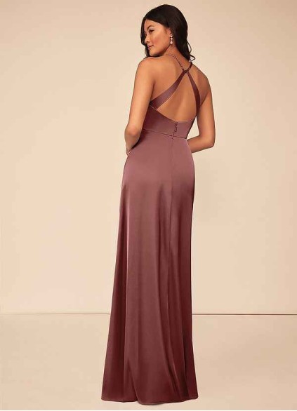 Onetaow Geanna Stretch Satin Dress Onetaow Geanna Stretch Satin Dress