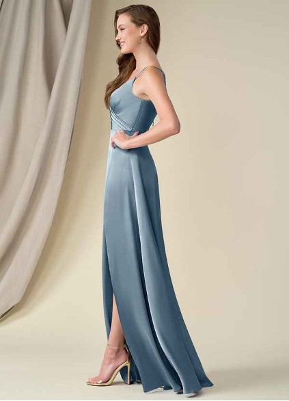 Onetaow Dalilah Stretch Satin Dress