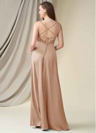 Onetaow Madaleine Stretch Satin Dress