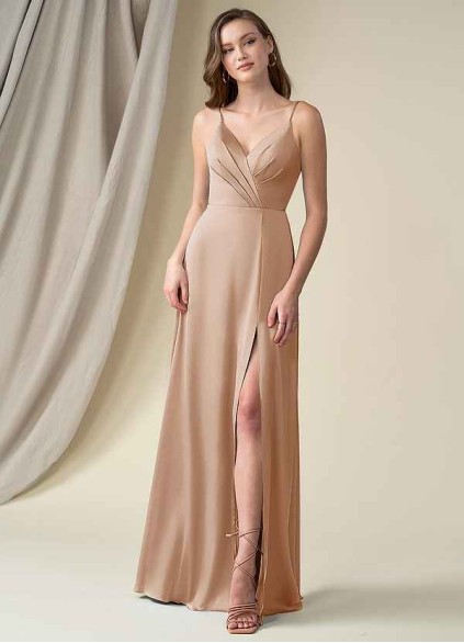 Onetaow Madaleine Stretch Satin Dress Onetaow Madaleine Stretch Satin Dress