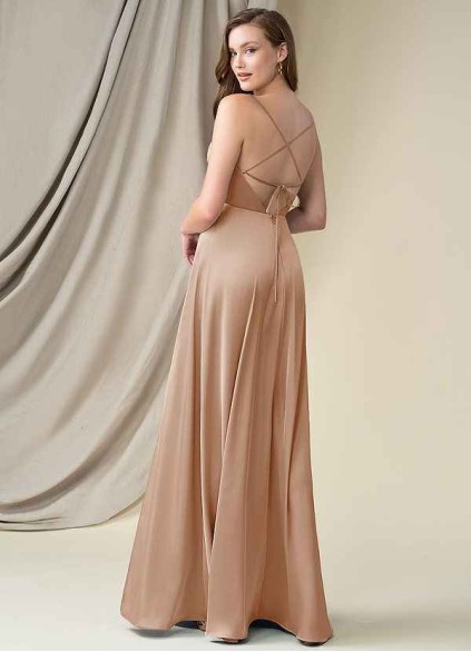 Onetaow Madaleine Stretch Satin Dress Onetaow Madaleine Stretch Satin Dress