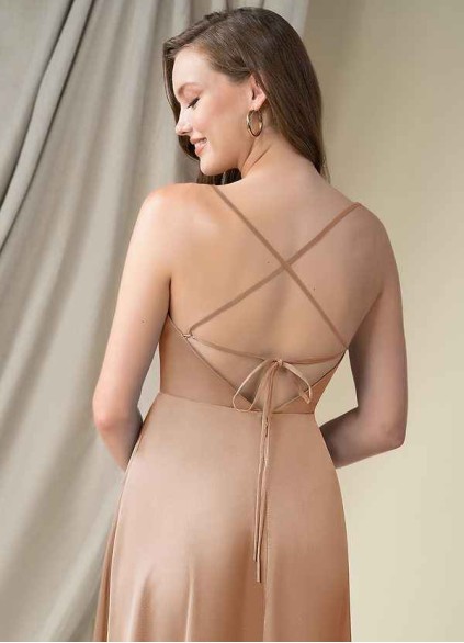 Onetaow Madaleine Stretch Satin Dress Onetaow Madaleine Stretch Satin Dress