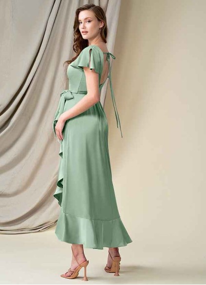 Onetaow Lexis Stretch Satin Dress Onetaow Lexis Stretch Satin Dress