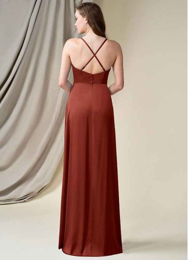 Onetaow Naomie Stretch Satin Dress