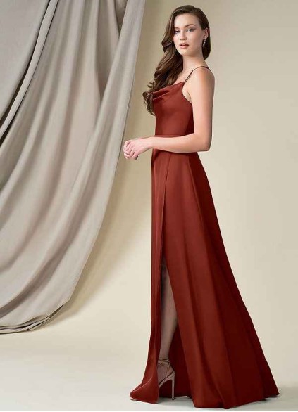 Onetaow Naomie Stretch Satin Dress