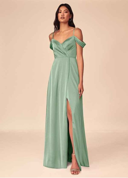 Onetaow Ocean Stretch Satin Dress