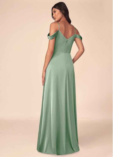 Onetaow Ocean Stretch Satin Dress