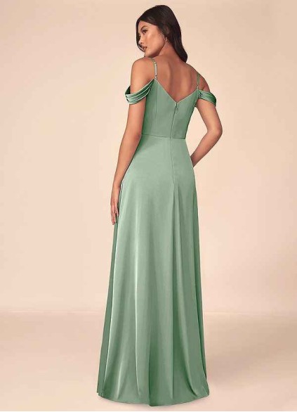 Onetaow Ocean Stretch Satin Dress Onetaow Ocean Stretch Satin Dress