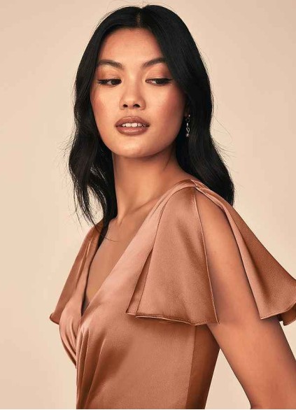 Onetaow Soren Stretch Satin Dress Onetaow Soren Stretch Satin Dress