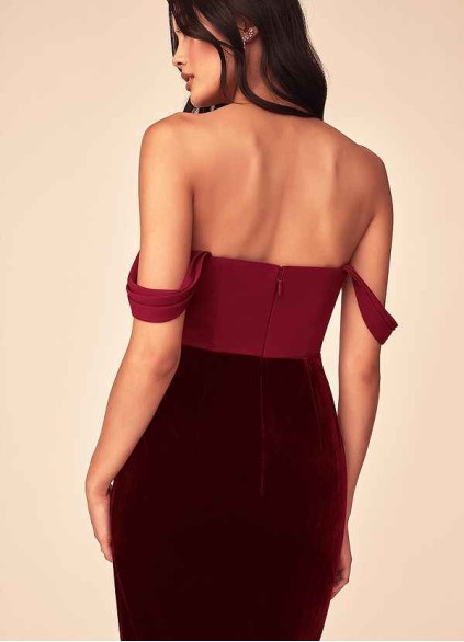 Onetaow Nori Velvet Dress Onetaow Nori Velvet Dress