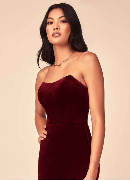 Onetaow Nereda Velvet Dress Onetaow Nereda Velvet Dress