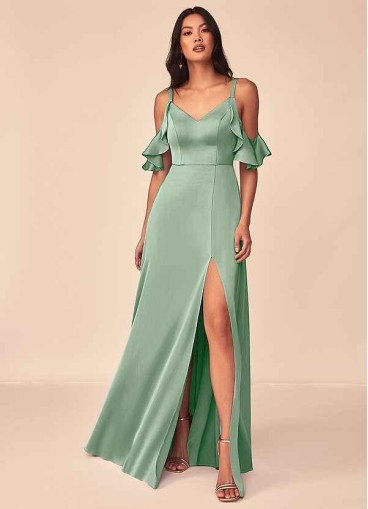 Onetaow Andie Stretch Satin Dress