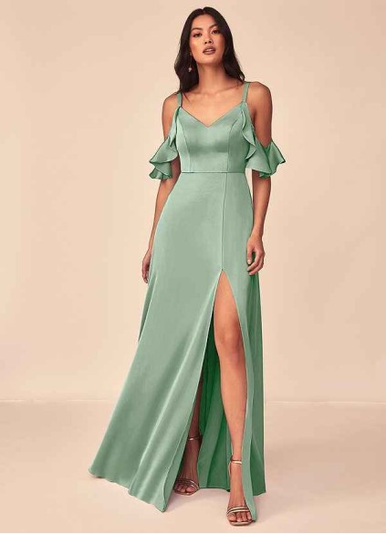 Onetaow Andie Stretch Satin Dress