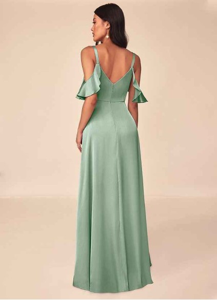 Onetaow Andie Stretch Satin Dress