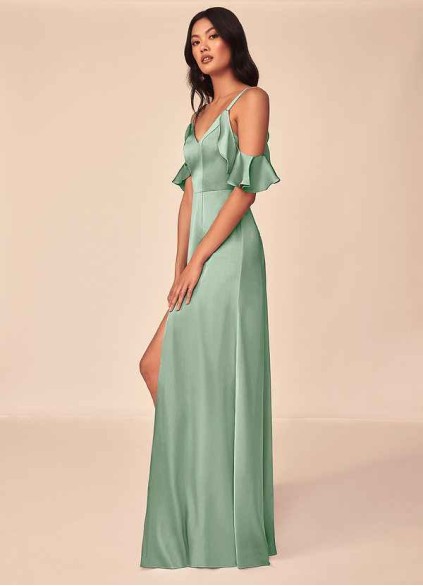 Onetaow Andie Stretch Satin Dress