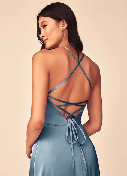 Onetaow Mei Stretch Satin Dress Onetaow Mei Stretch Satin Dress