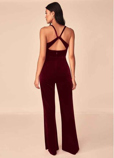 Onetaow Emmette Velvet Jumpsuit