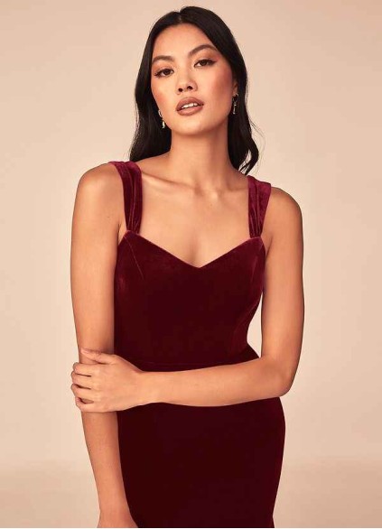 Onetaow Lanessa Velvet Dress Onetaow Lanessa Velvet Dress