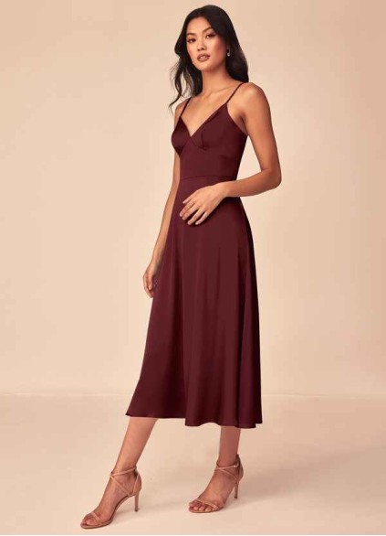 Onetaow Dottie Stretch Satin Dress Onetaow Dottie Stretch Satin Dress