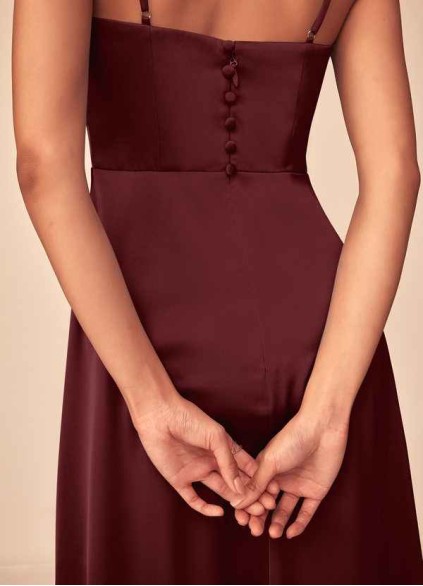 Onetaow Dottie Stretch Satin Dress Onetaow Dottie Stretch Satin Dress