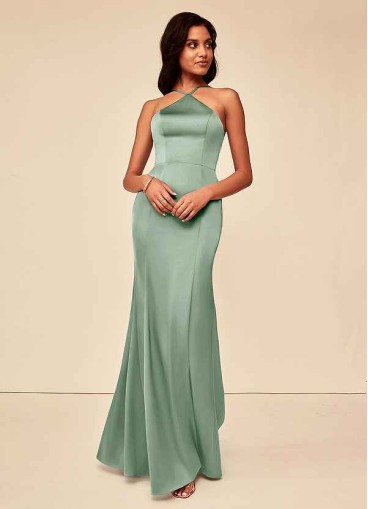 Onetaow Stacey Stretch Satin Dress
