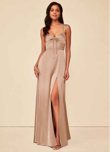 Onetaow Alexia Stretch Satin Dress
